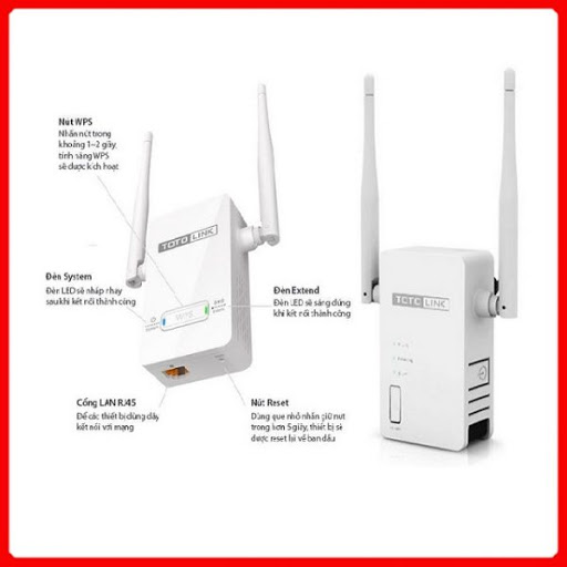 Bộ Kích Sóng Wifi Repeater 300Mbps Totolink EX200 - Giá Hủy diệt