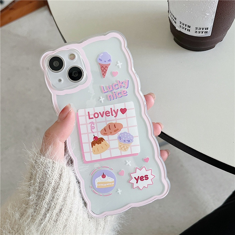 Ốp lưng iphone trong lượn sóng lovely 6/6s/6plus/6splus/7/7plus/8/8plus/xs/11/12/13/14/pro/max/plus/promax TLS13