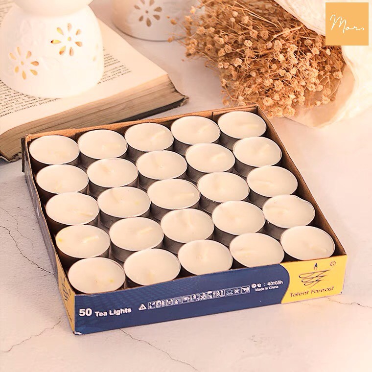 Nến tealight không mùi, không khói