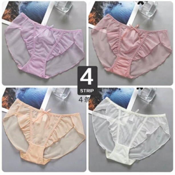 Quần lót- quần chip công chúa bánh bèo( xinh ngất free sz từ 40-57kg)