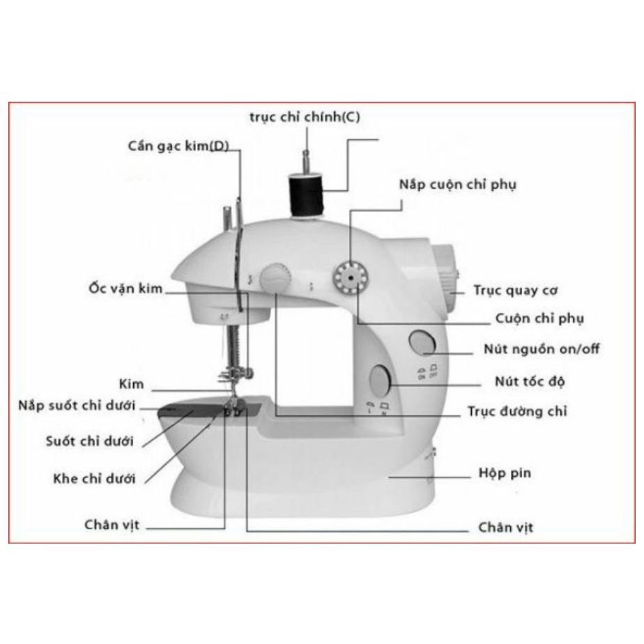 Máy may mini gia đình Sewing Machine CMD