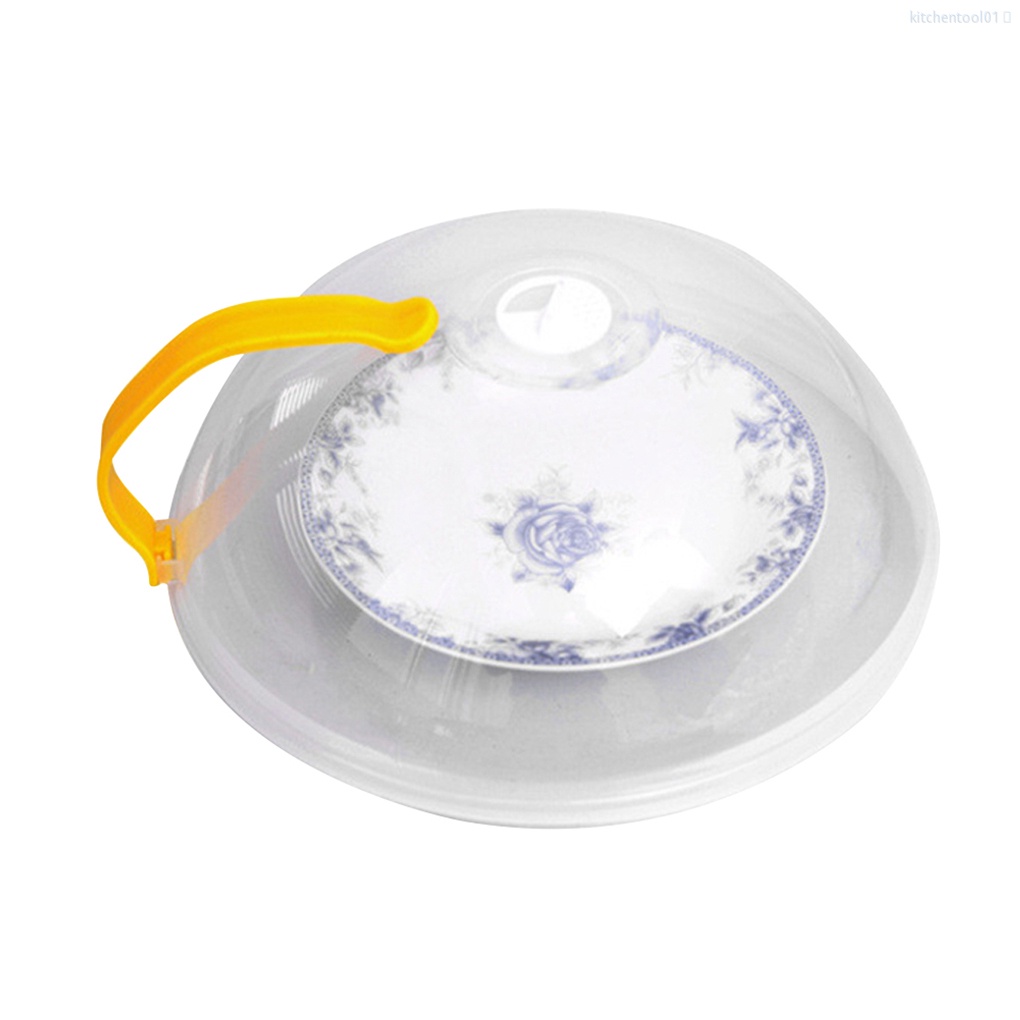 Nắp Đậy Thức Ăn Bằng Pp Trong Suốt Chống Văng Có Tay Cầm Tiện Dụng Cho Nhà Bếp