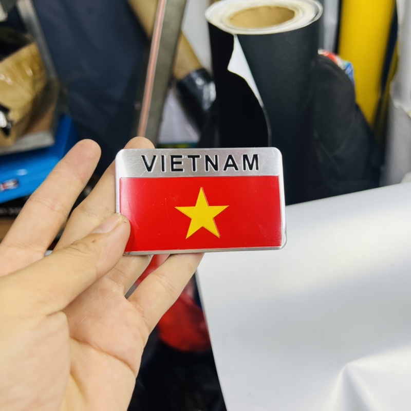 Tem nhôm cờ việt nam