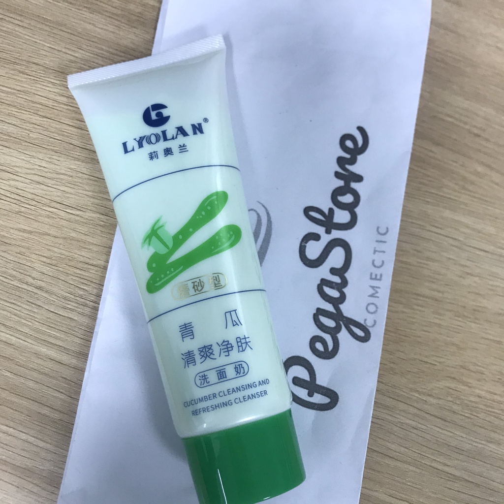 Sữa rửa mặt LYOLAN SRM Dưa Leo/Bò Sữa 120g