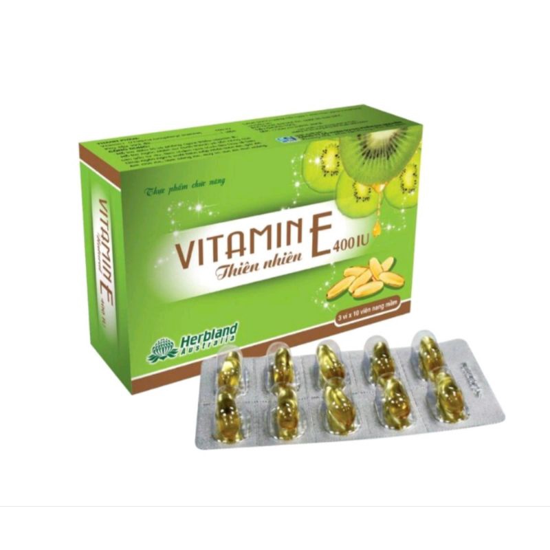 Etinfo 400 iu bổ sung vitamin e tự nhiên hộp 30 viên