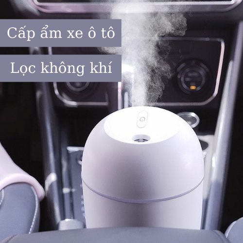 Máy Xông Tinh Dầu Mini Phòng Ngủ Đuổi Muỗi Phun Sương Cấp Ẩm Khử Khuẩn Xe Hơi