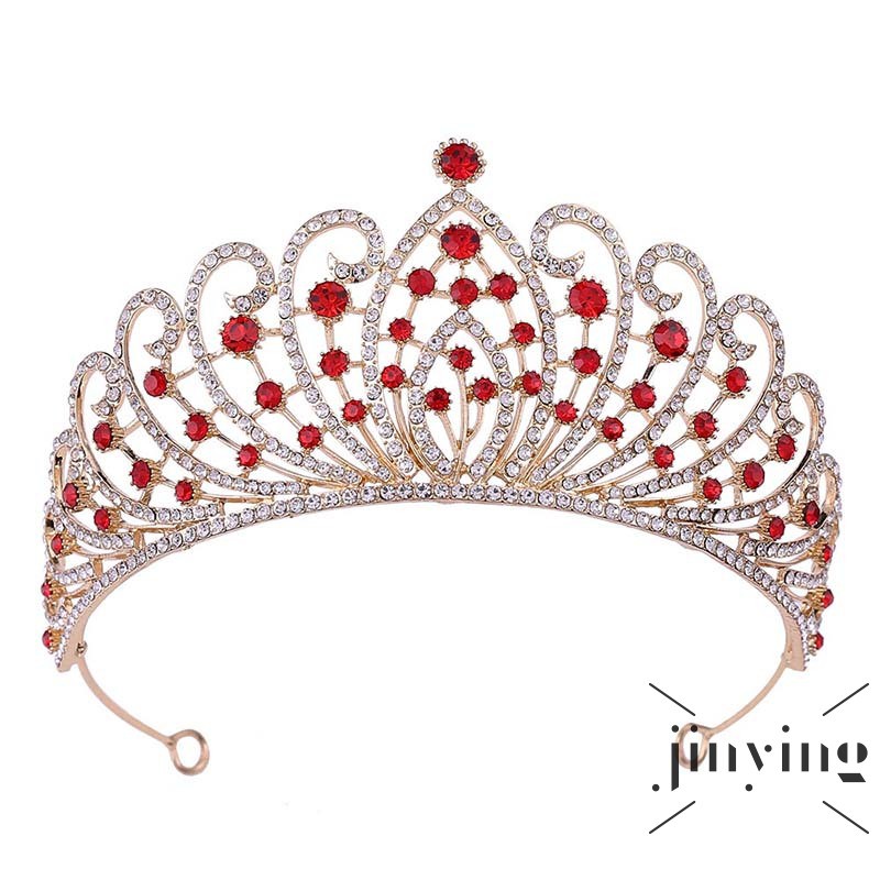 GETNOIVAS Vương miện Tiara phong cách Châu Âu Hoa Kì cao cấp thủ công sang trọng