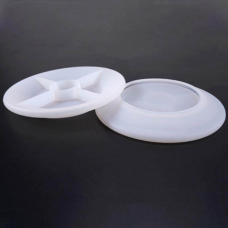 Sa Khuôn Silicon Làm Trang Sức Hình Tròn Tráng Gương Sáng Tạo DIY