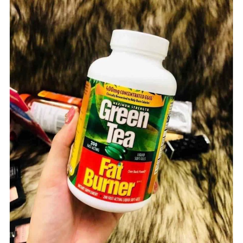 Dùng thử 5 ngày- 20 viên giảm cân Green Tea Fat Burner Mỹ