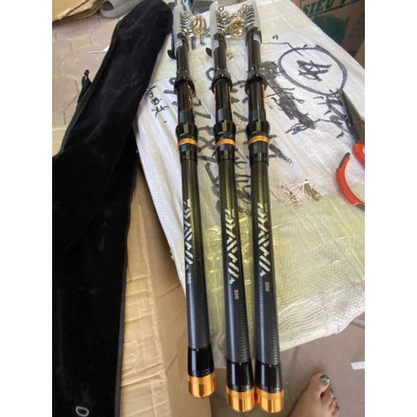 Cần Câu Rút Daiwa Bỏ Cốp 3m - Cần Câu Rút Tiện Lợi Thu Gọn 56cm