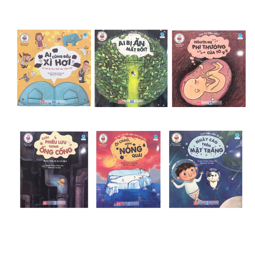 Sách - Combo Những câu chuyện khoa học dành cho thiếu nhi (trọn bộ 6 cuốn)