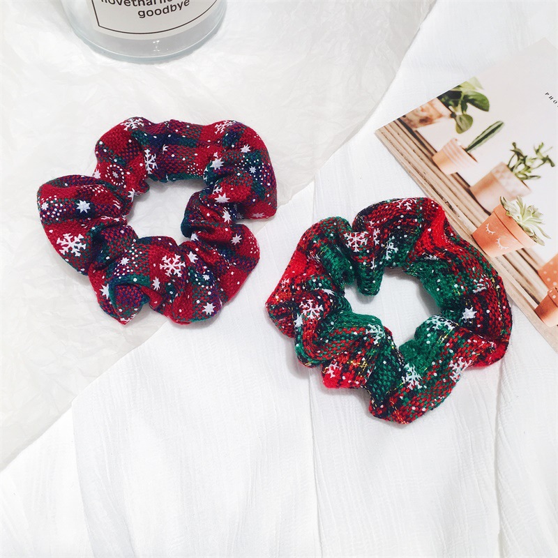 Pretty Female Christmas Theme Hair Lanyard