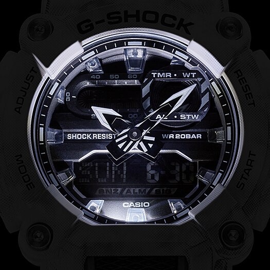 Đồng Hồ Casio Nam Dây Nhựa GSHOCK GA-900GC-7ADR Chính Hãng