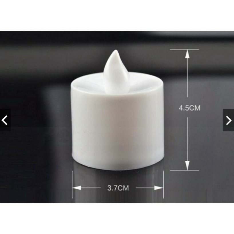 Nến điện tử kèm sẵn pin-nhiều màu sắc trang trí phòng đẹp lung linh