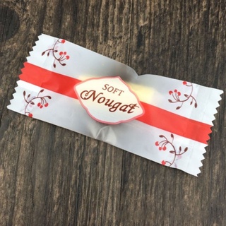 Túi đựng kẹo nougat 200 chiếc (sọc đỏ)