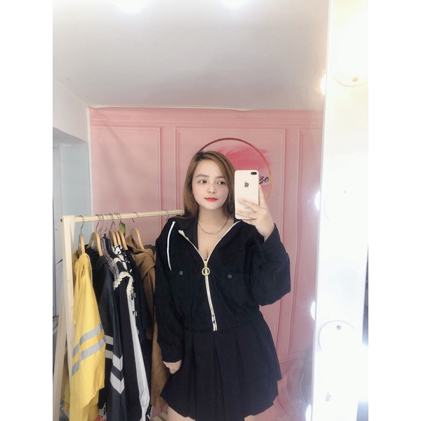 Áo khoác bigsize nhung gân khoá sắt chất đẹp