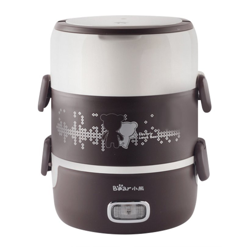 Hộp cơm điện bear inox 304 3 tầng cao cấp