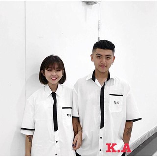 Sơ mi hàn phối cực xinh luôn_A05
