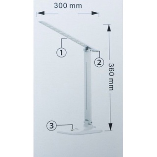 Đèn LED để bàn nối mi, học tập 3 chế độ siêu sáng_Dụng cụ nối mi
