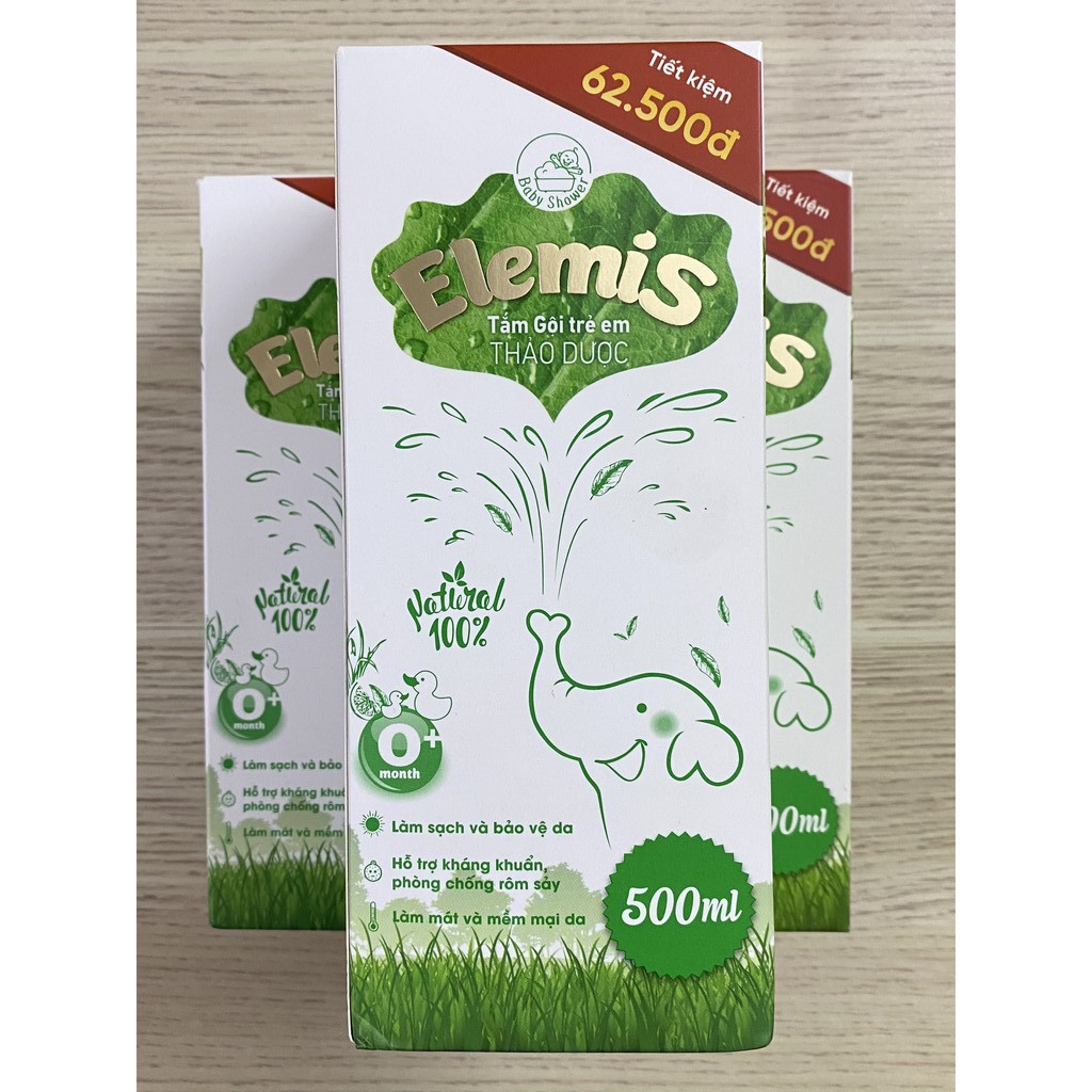 Sữa Tắm Thảo Dược Elemis 500ml Dành Cho Trẻ Nhỏ,Trẻ Rôm Sảy,Mụn Nhọt,Mẩn Ngứa,Hăm Tã,Dị Ứng