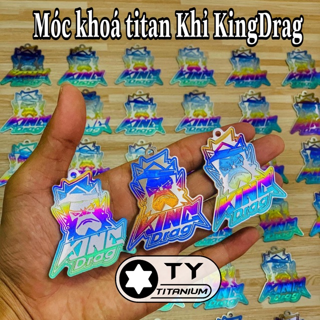 [FREESHIP] Móc khoá titan KHỈ KINGDRAG siêu ngầu