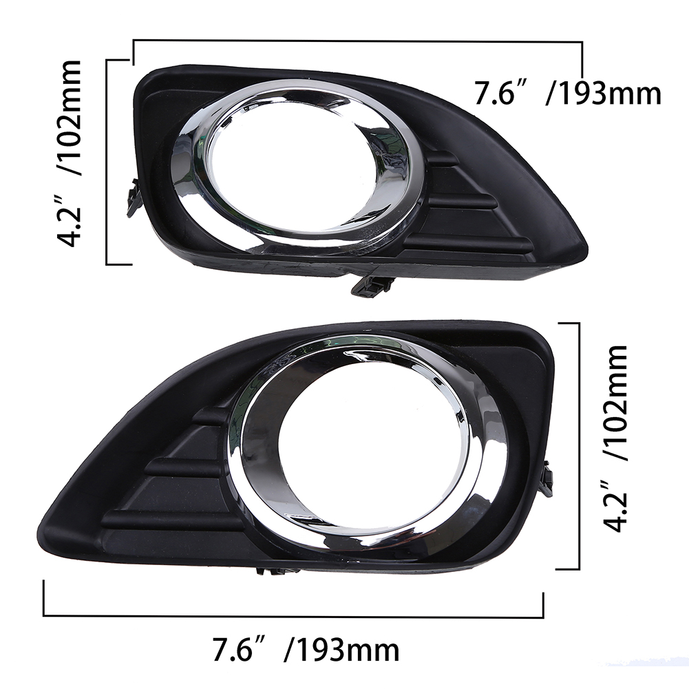 TOYOTA 1 Cặp Ốp Đèn Sương Mù Cho Xe Toyota Camry Xv40 2010-2011