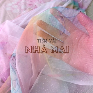 Lưới Ombre Hình Ngựa Pony Hồng Dễ Thương