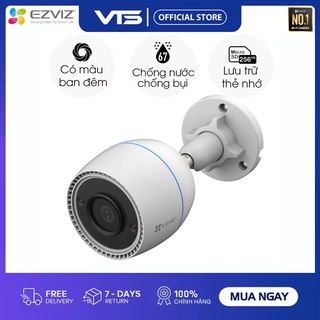 Camera ip wifi ezviz c3tn 2mp full color, h.265 ngoài trời, có màu ban đêm, tích hợp micro thu âm - vts