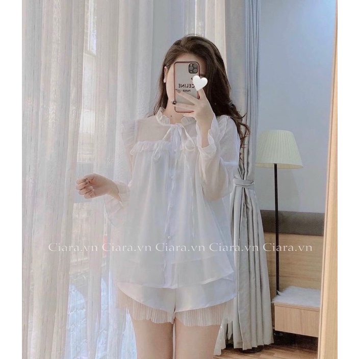 Áo babydoll tơ bèo
