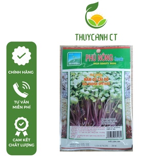 Hạt Giống Rau Mầm Củ Cải Đỏ PhuNongSeeds - 30g