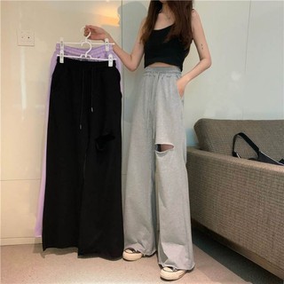 quần dài phối rách ulzzang năng động