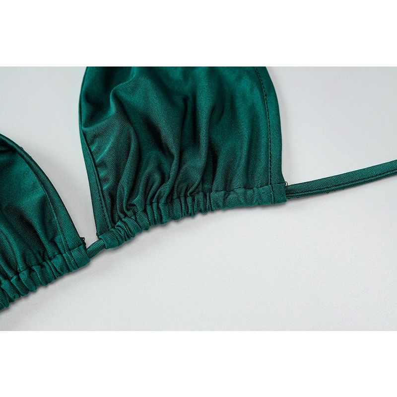 Set Áo Bikini Váy Rút Cover Up Sexy Đi Biển