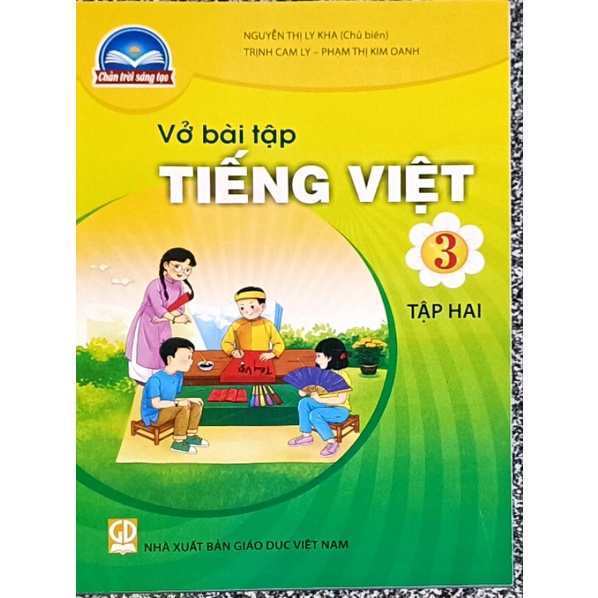 Bài tập Tiếng Việt lớp 3 tập 2 và thước kẻ 20cm