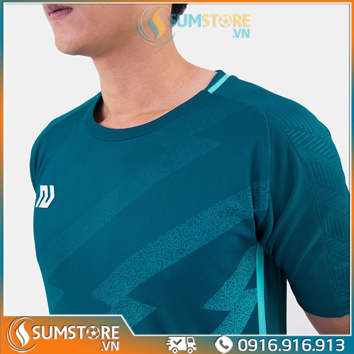 Áo Bóng Đá Không Logo Buball - Flash Xanh Nhớt - Đồ Đá Banh Thể Thao Nam Nữ Mới Đẹp