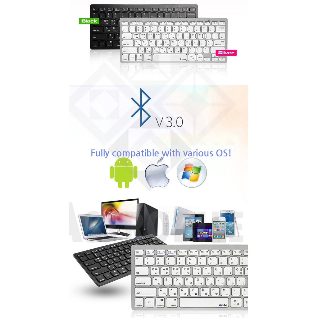 Bàn Phím Bluetooth Inote X-Key 28BT