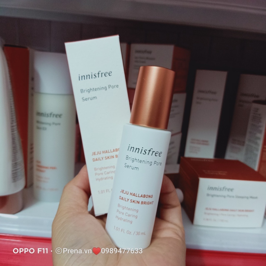 Serum quýt dưỡng sáng Innisfree Brightening Pore Serum 30ml