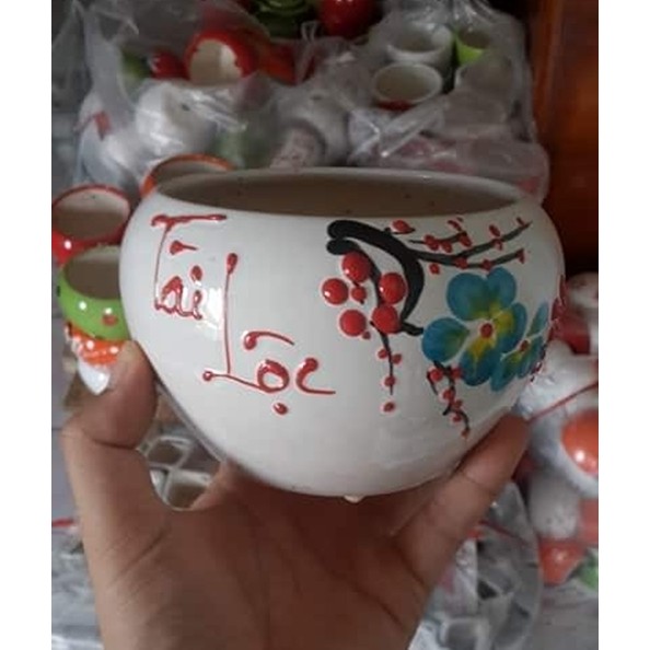 Chậu trồng cây: sứ tròn đại
