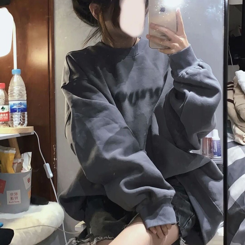 NRVP Áo Hoodie Dáng Rộng Thời Trang Hàn Quốc 2022 Dành Cho Nữ