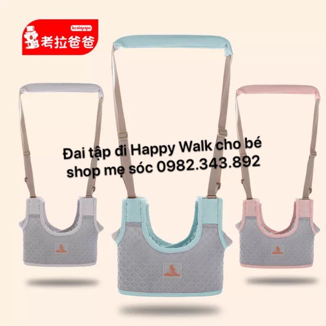 Đai tập đi Happy Walk 3D siêu thoáng