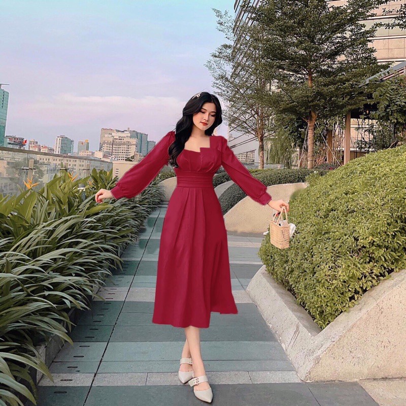 [Mã SKAMA06 giảm 8% tối đa 50K đơn 250K] Đầm tiểu thư bigsize 60=>90kg | BigBuy360 - bigbuy360.vn