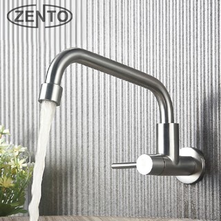 Vòi rửa bát đơn gắn tường inox304 sus4634