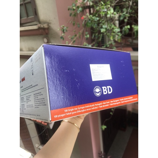 Bơm kim tiêm BD Ultra-Fine II 1mL ( 100 cái/hộp) USA