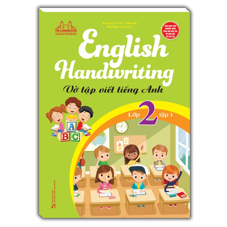Sách - Combo English Handwriting - Vở tập viết tiếng anh lớp 2  mt