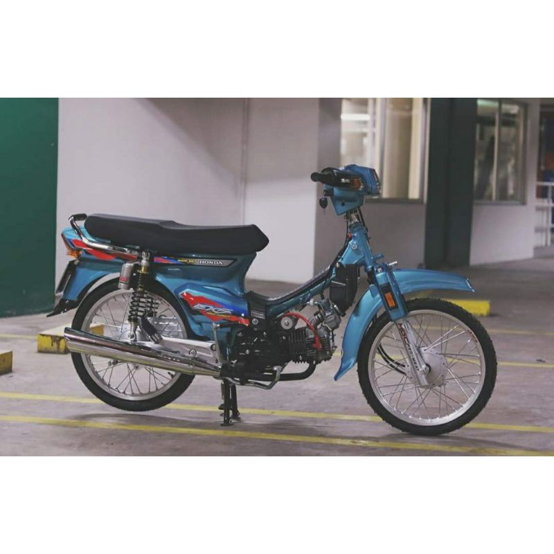 Hộp pô e lọc gió xe si 50cc gắn cho xe độ Dream, Wave