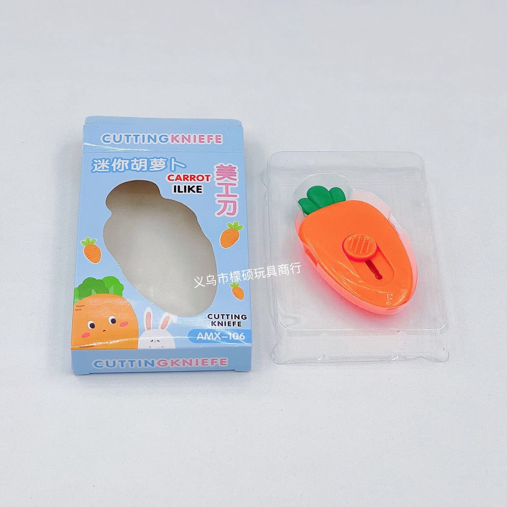 Dao rọc giấy hình cà rốt cute xỉu - có hình thật shop chụp - shopliam