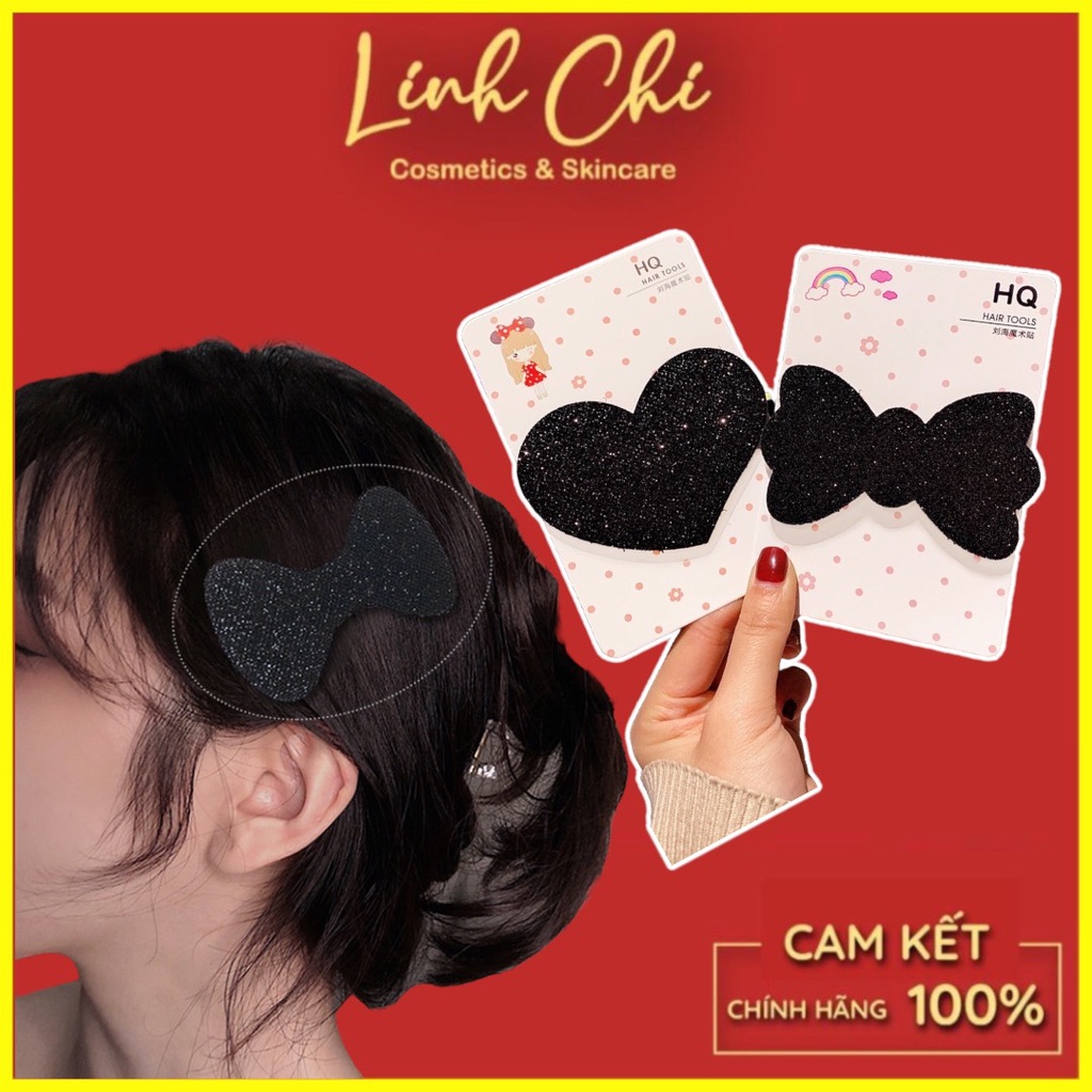 Miếng Dán Cố Định Tóc Thời Trang Hàn Quốc Hình Nơ Xinh Xắn