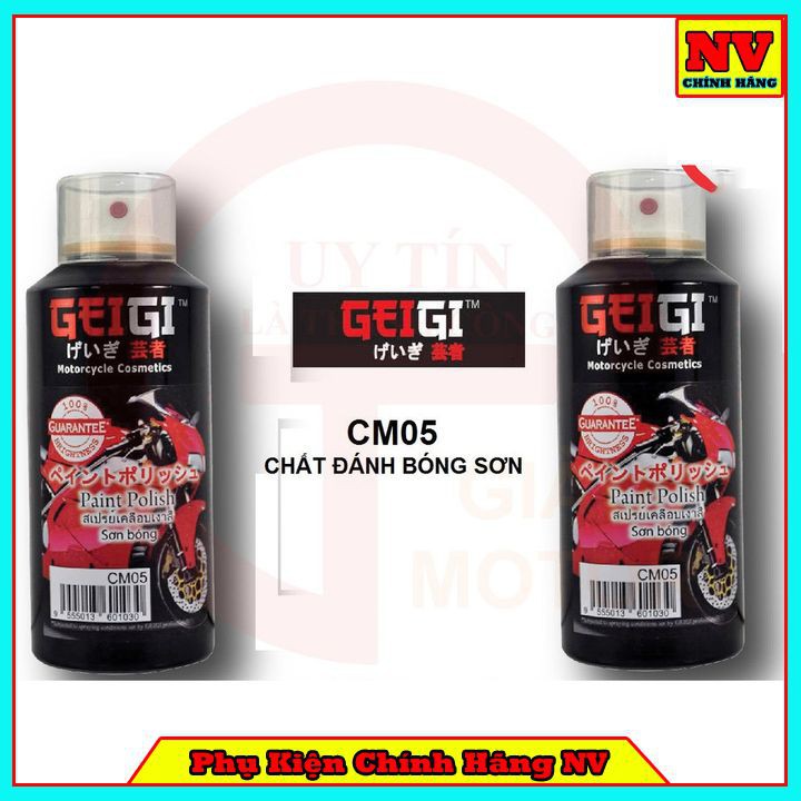 Chai Xịt Đánh Bóng Dàn Áo Samurai CM05 Chính Hãng - GEIGI CM05