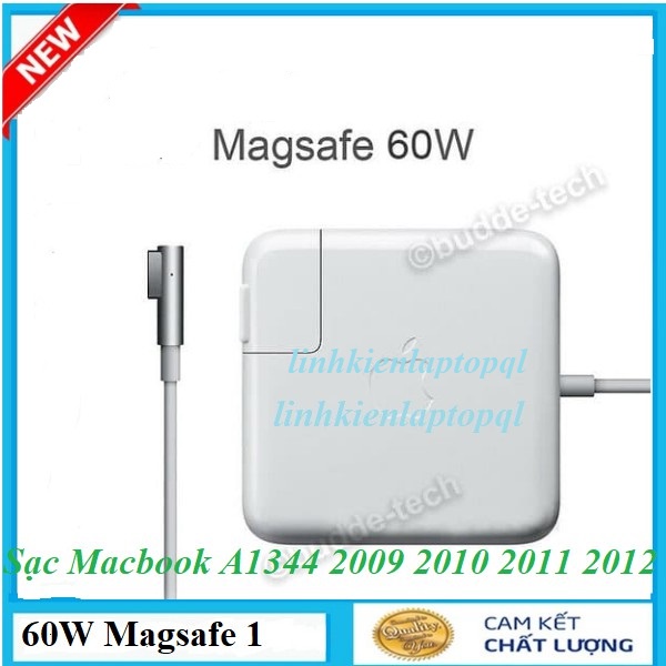 Sạc Macbook Pro 16.5V-3.65A - 60W magsafe 1 / A1344 2009 2010 2011 2012