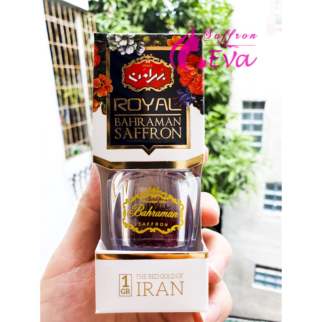 1gr Saffron Nhụy Hoa Nghệ Tây Iran chính hãng Royal Bahraman loại 1 Negin