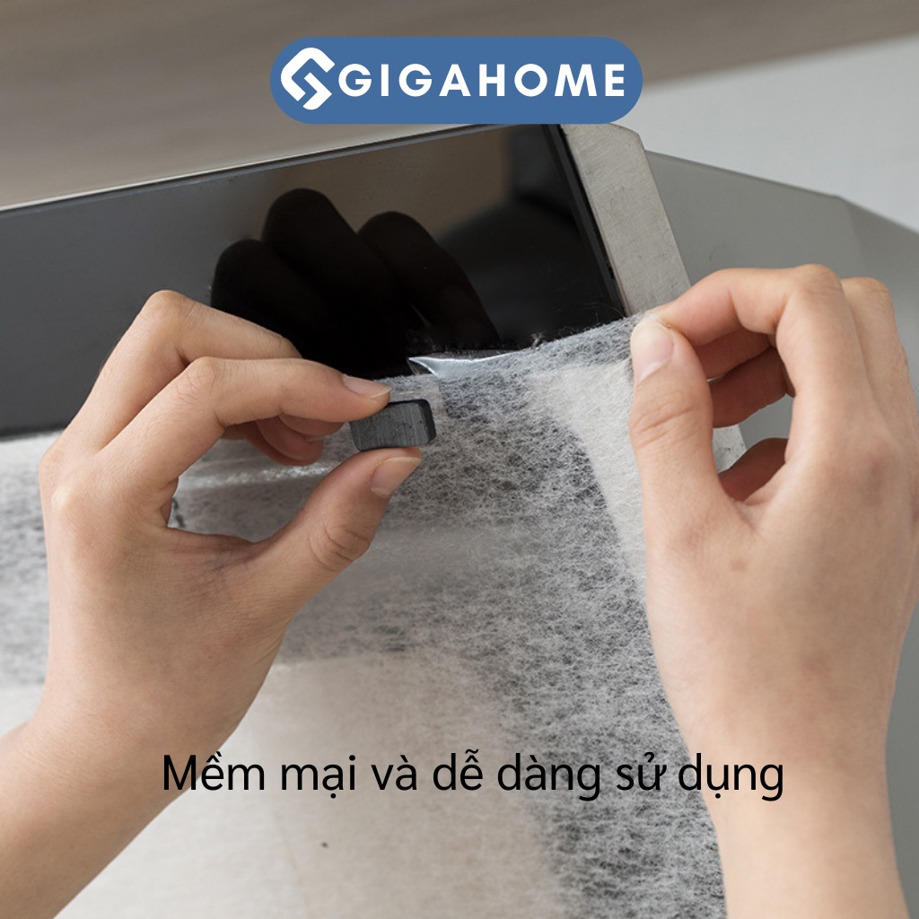 Giấy Dán Máy Hút Mùi, Phòng Bếp 10m GIGAHOME Chống Dầu Mỡ, Chống Cháy 8107